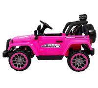Cochecito Jeep Mountain 12V, 4x4 Rosa-Pink, 4WD, Mando RC, 1-5 AÑOS