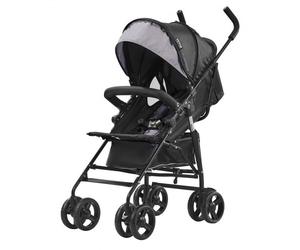 Cochecito ligero VEVOR, respaldo reclinable multiposición, plegable y compacto, estructura de acero al carbono, canasta de almacenamiento grande, portavasos, paraguas, cochecito para bebé para viajes,