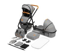 Cochecito Lionelo Amber 2 en 1 cochecito combinado paquete de accesorios conj...