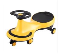 Cochecito oscilante, Coche Columpio for niños y niñas, sin baterías, Engranajes ni Pedales: Movimiento de Giro, for Conducir