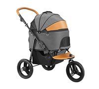 Cochecito para mascotas Carrito de paseo para perros pequeños Cochecito plegable 3 en 1 para gatos 3 ruedas Cochecitos de viaje impermeables para cachorros con transportador extraíble Máx.55