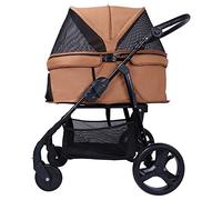 Cochecito para mascotas, carrito para perros de tamaño mediano, carrito para mascotas de 2 a 3 mascotas de menos de 30 kg (Drak Star, talla única)