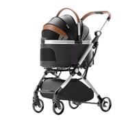 Cochecito para Mascotas Carro Perro Cochecito Para Mascotas 3 En 1, Cochecito Plegable De Viaje Para Mascotas Para Gatos Y Perros Con Transportadores Desmontables, Carrito De Aluminio Para Perros Coch