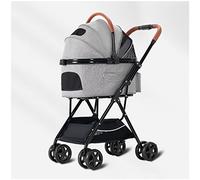 Cochecito para mascotas para perros/gatos pequeños y medianos Cochecito para mascotas Cochecito para perros y gatos Cochecito para perros separable Cochecito de 4 ruedas Cochecitos de viaje ligeros