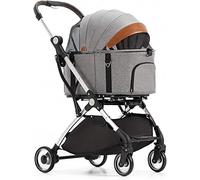 Cochecito para mascotas premium para gatos, perros, cochecitos para mascotas para perros pequeños y medianos, cochecito para perros separable, cochecitos, cochecito plegable ligero para mascotas (ne