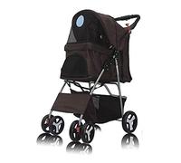 Cochecito para mascotas todo terreno para perros y gatos, cochecito clásico para perros para aventuras cómodas al aire libre