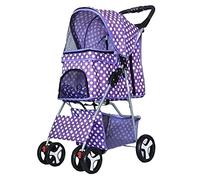 Cochecito para mascotas todo terreno para perros y gatos, cochecito clásico para perros para aventuras cómodas al aire libre