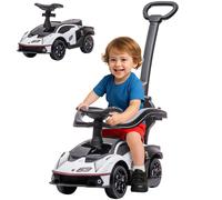 Cochecito para niños AIYAPLAY Lamborghini Essenza SCV12 con licencia oficial, para niños de 1 a 3 años, multiusos BLANCO