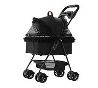 Cochecito para Perros Cochecito para Mascotas para Perros y Gatos Cochecito de Viaje para Mascotas de 4 Ruedas Separable Cochecitos para Perros Plegables Carrito Cochecito para Perros y Gatos de Pri