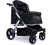 Cochecito para perros Cochecito para perros Cochecito para perros y gatos Cochecito de paseo Cochecito de viaje Portabebés de tela Oxford transpirable Cochecitos de aleación de aluminio Carga 30 kg