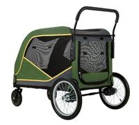 Cochecito para Perros Large Pet Stroller, Large Dog Stroller, Outdoor Trolley, Large Dog Stroller, Dog Pull Cart, Foldable Cochecito para Mascotas(G,B)
