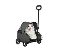 Cochecito para perros pequeños y gatos, plegable, transportador al aire libre, cachorros, , animales, suministros para viajes, caminar, parque, playa, centro comercial, visitas al veterinario