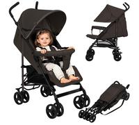 LIONELO Silla de Paseo Ligera Elia para Bebés hasta 15 kg, Carrito de Bebé Plegable con Asiento Reclinable, Capota XXL, de 6 a 36 Meses