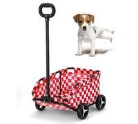 Cochecito plegable para mascotas para perros y gatos pequeños, transportador de viaje ligero para un uso cómodo y fácil, diseño compacto para criar mascotas sobre la marcha