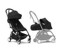 Cochecito YOYO3 de Stokke con Pack para Recién Nacido: Incluye chasis, pack color 6+ para YOYO y pack para recién nacidos 0+ en negro