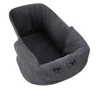 Cochecitos de mascotas para clima frío, forro polar, capa exterior resistente al viento, lavable a máquina, diseño para perros, gatos, uso al aire libre, protector de perro para clima frío