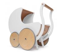 Cochecitos para muñecos Kinderfeets Pram e Walker White Kinderfeets