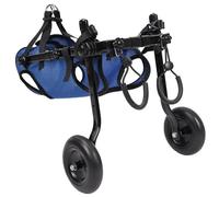 Cochecitos para perros en silla de ruedas, sillas de ruedas para perros con patas traseras discapacitadas, carritos para perros con ruedas, carrito de movilidad para perros en silla de ruedas (mediano