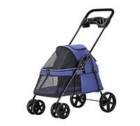 Cochecitos para perros pequeños Liquidación de paseo, Cochecito para perros pequeños para gatos con portavasos, Cochecito de bebé con funda de lluvia, Cochecitos de bebé transpirables para perros