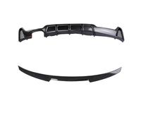 CocheParachoques Trasero Difusor para Serie 4 para F32 para F33 para F36 2014-2020 Labio para Difusor De Parachoques Trasero(F36 Carbon Style 1)