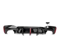 CocheParachoques Trasero Difusor para Serie 5 para G30 G31 G38 520i 530i 540i 2017-2023 Difusor LED De Parachoques Trasero(C Glossy Black)
