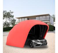 Cochera móvil resistente, toldo retráctil plegable para coche, refugio semiautomático duradero para protección contra todo tipo de clima