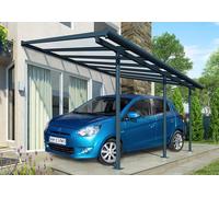 Cochera para automóvil de aluminio Sierra Palram - Canopia 3 x 4,35 m gris