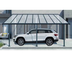 Cochera para automóvil de aluminio Sierra Palram - Canopia 3 x 6,1 m gris