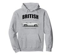 Coches clásicos británicos - Jaguar Tipo E Sudadera con Capucha