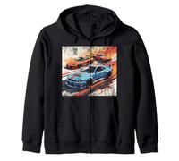 Coches de Carreras Retro Distress JDM Legends Drift Hechos en Japón Sudadera con Capucha