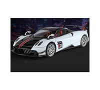 Coches de exhibición 1/18 for Huayra BC Aleación Sport Car Diecast Metal Modelo de vehículo de Carreras Adecuado for decoración Colección o Regalo(White)