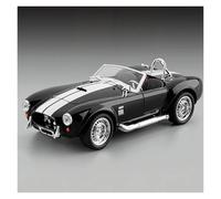 Coches de exhibición 1:22 Shelby Cobra 427 S/C - Modelo de Coche de aleación, vehículo extraíble, Recuerdo nostálgico Colección o Regalo(Black)