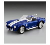 Coches de exhibición 1:22 Shelby Cobra 427 S/C - Modelo de Coche de aleación, vehículo extraíble, Recuerdo nostálgico Colección o Regalo(Blue)