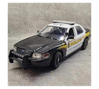Coches de exhibición 1:24 for Coche de policía Victoria, Modelo de simulación, vehículos de aleación fundidos a presión, adecuados for Entretenimiento de Regalo Colección o Regalo