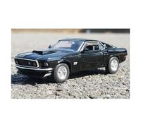 Coches de exhibición 1:24 Mustang Boss 429 - Coche de aleación Fundido a presión, Miniatura, Modelo de vehículo, colección, Recuerdo Colección o Regalo