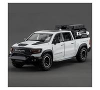 Coches de exhibición 1:32 for RAM 1000 TRX Mammoth Pickup aleación de Metal Fundido a presión Modelo de Coche Adecuado for Regalar Colección o Regalo(White)