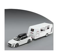 Coches de exhibición 1/32 for RS6 RV Simulación Modelo de Aleación de Coche Diecast Metal Pull Back Vehículo Adecuado for Regalar Colección o Regalo(White)