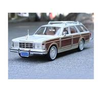 Coches de exhibición Coche de Turismo Rural de aleación metálica Lebaron, Escala 1:24, Modelo Retro de simulación de fundición a presión, Recuerdo nostálgico. Colección o Regalo(White)