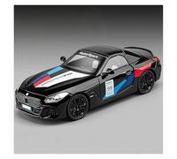 Coches de exhibición Modelo a Escala 1:22 del superdeportivo Z4 M40i, de aleación, for Tirar hacia atrás, como Recuerdo Ornamental. Colección o Regalo(Black)