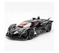 Coches de exhibición Modelo de superdeportivo de aleación fundida a presión, Escala 1:24, for el Proyecto EVO, vehículo Altamente Realista, Adecuado for decoración. Colección o Regalo(Black)