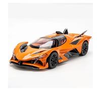 Coches de exhibición Modelo de superdeportivo de aleación fundida a presión, Escala 1:24, for el Proyecto EVO, vehículo Altamente Realista, Adecuado for decoración. Colección o Regalo(Orange)