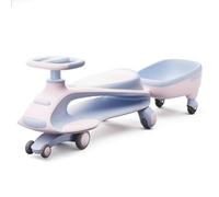 Coches de juguete Coche de juguete for niños Wiggle Car con remolque pequeño, columpio, rueda de poliuretano silenciosa, for niños de 3 años en adelante, antivuelco Bicicleta con ruedas(Rose)