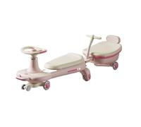 Coches de juguete Coche infantil con música, luces y ruedas silenciosas. Remolque for uso en interiores y exteriores. Regalo educativo y seguro Bicicleta con ruedas(Rose,Upgraded version)