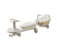 Coches de juguete Coche infantil con música, luces y ruedas silenciosas. Remolque for uso en interiores y exteriores. Regalo educativo y seguro Bicicleta con ruedas(Weiß,Upgraded version)