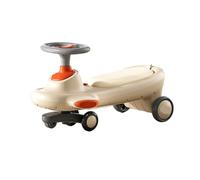 Coches de juguete Coche oscilante for niños, juguetes for montar debajo del asiento, ruedas silenciosas, for niños y niñas, juegos en interiores y exteriores Bicicleta con ruedas(Oranje)