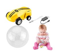 Coches de Juguete Eléctricos - Con Luz RGB Pequeño Alta Velocidad Recargable Para Niños | Coche De Carreras Genial - para Juegos, Fiestas, Hogar, Jardín, Interior y Exterior, Halloween, Pascua,