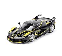 Coches De Metal 1 18 para Ferrari FXX K Versión Refinada Modelo De Coche Deportivo Simulación Estática Vehículos Fundidos A Presión(Negro)