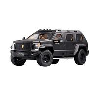 Coches De Metal 1 18 para George Patton, Carro Modificado, SUV, Modelo De Coche De Simulación De Aleación para Adornos De Exhibición(Negro)