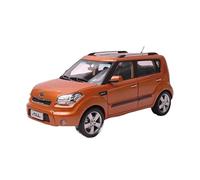 Coches De Metal 1 18 para Kia Soul 2014 Orange City SUV Simulación Aleación Zinc Modelo Coche Fundido A Presión para Regalo para Adultos