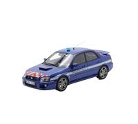 Coches De Metal 1:18 para Subaru Impreza STI WRX 2006 Modelo De Simulación De Coche De Policía Colección De Vehículos